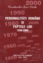 Personalitati romane faptele lor 1950