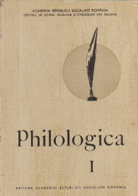 Philologica, I