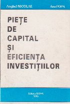 Piete capital eficienta investitiilor