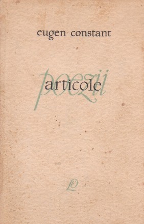 Poezii, Articole