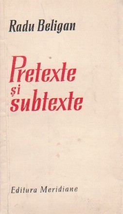 Pretexte si subtexte