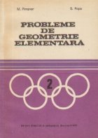 Probleme de geometrie elementara