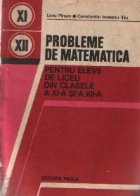 Probleme matematica pentru elevii liceu