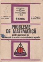 Probleme matematica pentru examenele bacalaureat