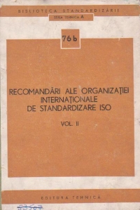 Recomandari ale organizatiei internationale de standardizare ISO, Volumul al II-lea