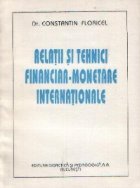 Relatii tehnici financiar monetare internationale