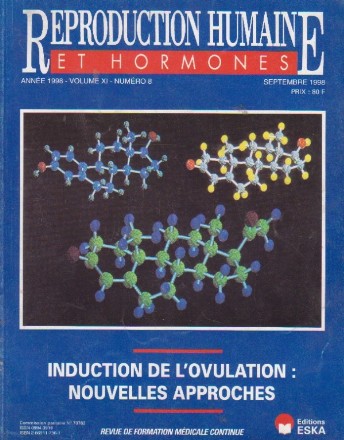 Reproduction humaine et hormones, Septembre 1998