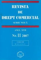 Revista drept comercial serie noua