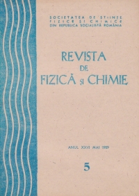 Revista de fizica si chimie, Mai 1989