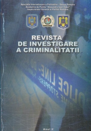 Revista de investigare a criminalitatii Anul II, Nr. 4/2009