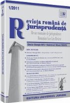 Revista romana jurisprudenta 1/2011