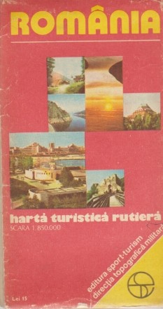 Romania - Harta Turistica Rutiera