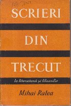 Scrieri din Trecut, Volumul al III-lea - In literatura si filozofie