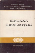 Sintaxa propozitiei Texte analize