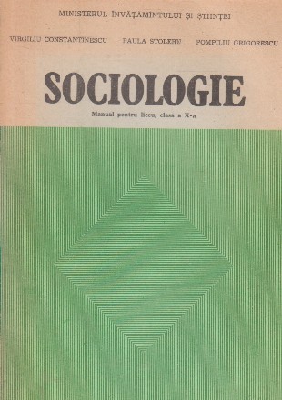 Sociologie. Manual pentru clasa a X-a