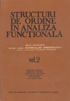 Structuri ordine analiza functionala Volumul