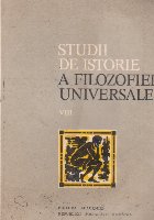 Studii istorie filozofiei universale VIII