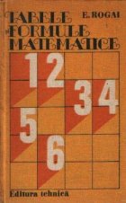 Tabele formule matematice (Rogai Editie