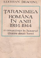 Taranimea romana anii 1934 1944