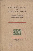 Techniques Laboratoire Chimie Phisique Chimie