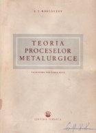 Teoria proceselor metalurgice (traducere din