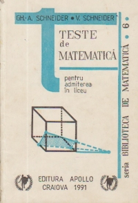 Teste de matematica pentru admiterea in liceu