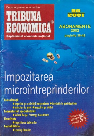 Tribuna Economica, Nr. 50/2001