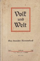 Volk und Welt - Das Deutsche Monatsbuch, Februar 1935